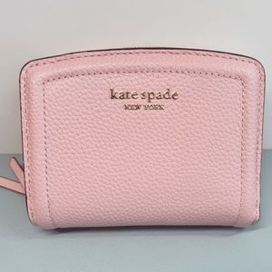 Kate Spade Knott Small Compact Wallet - Coral Gable (Pink)